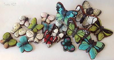 Butterflyes - Cake by CakesVIZ