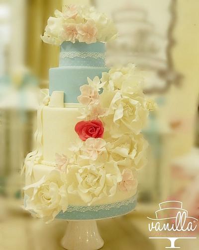 Wedding Shabby Cake - Cake by Vanilla cake boutique