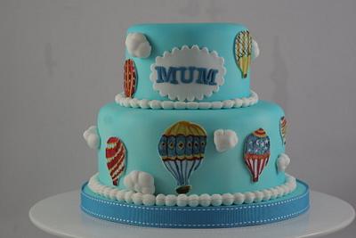 Hot Air Balloon Cake - Cake by Smiles of Cakes