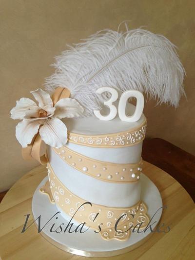 30 th wedding anniversary - Cake by wisha's cakes