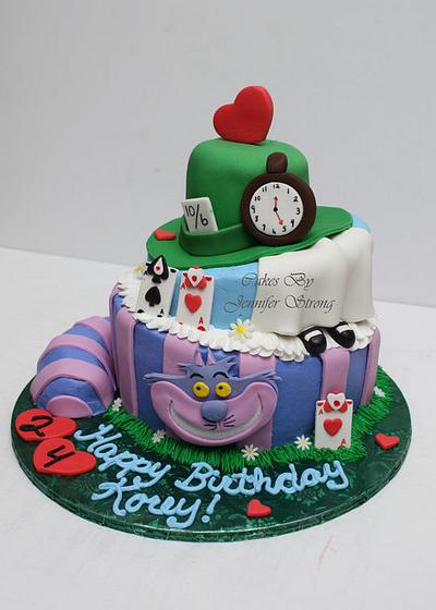 Wonderland - Cake by Jennifer Strong
