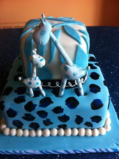 Giraffe baby shower - Cake by Bonnie Carmine