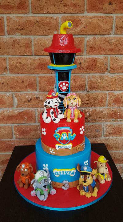 Paw Patrol cake  - Cake by The Custom Piece of Cake