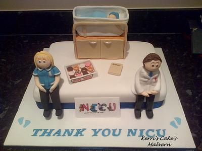 Thank you NICU - Cake by Kerri's Cakes
