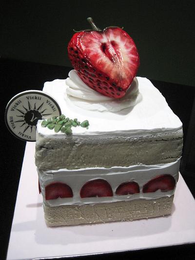Giant Strawberry Shortcake - Cake by Nicholas Ang
