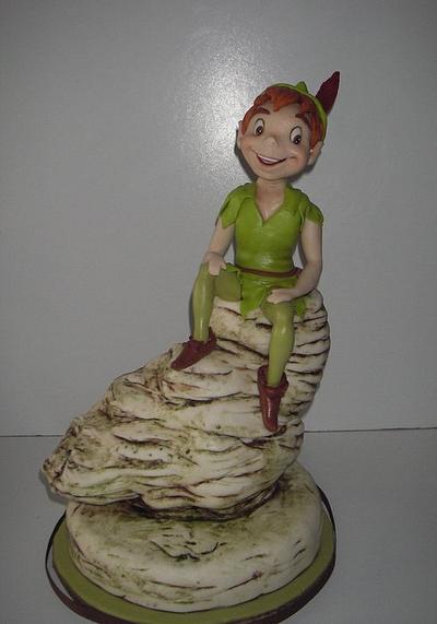 Peter Pan e Sininho - Cake by Nicole Veloso