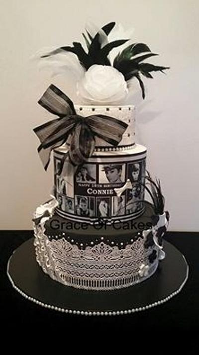Black & White Beauty - Cake by Grace Of Cakes