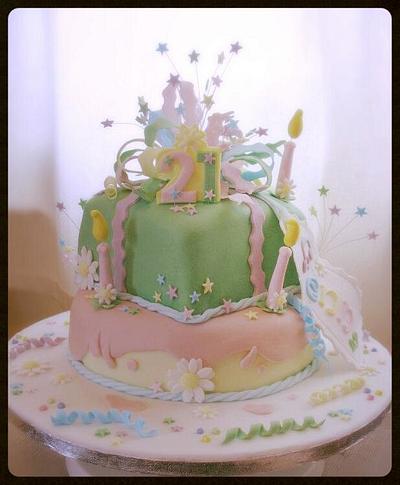 Genna's 21st birthday cake - Cake by Catherine