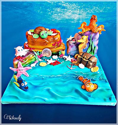 Finding Nemo - Cake by Wendy