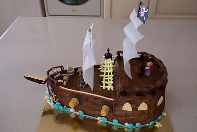 Pirate Ship cake - Cake by Rositsa Lipovanska