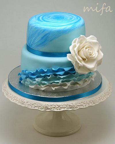Something Blue - Cake by Michaela Fajmanova