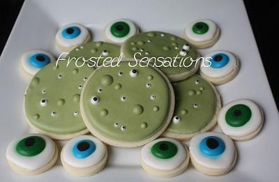 eyeball cookies - Cake by Virginia