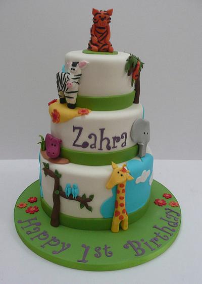 3 tier Animal cake - Cake by Fiona