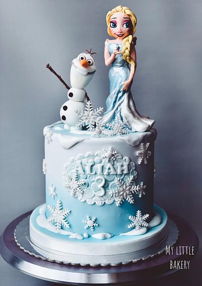 Elsa and Olaf  - Cake by Sandra Draskovic