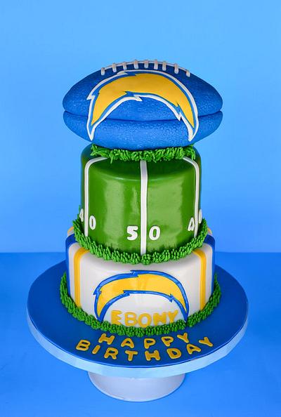 San Diego Chargers - Cake by Sweet Creations by Sophie