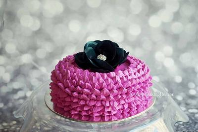 A pretty lotus cake with wafer paper rose - Cake by Ashel sandeep