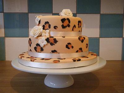 Leopard Print Cake - Cake by Laura Galloway 