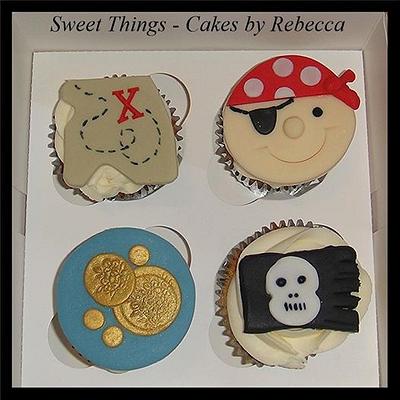pirate cupcake - Cake by Sweet Things - Cakes by Rebecca