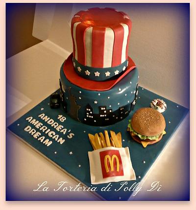 Il sogno americano - American Dream - Cake by La Torteria di Polly Dì