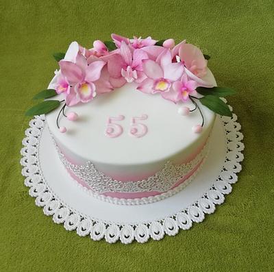 Orchidea cake - Cake by MoMa