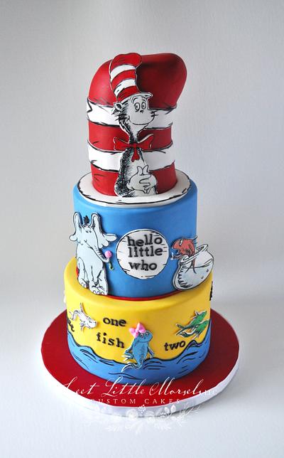 Dr. Seuss Baby Shower Cake - Cake by Stephanie