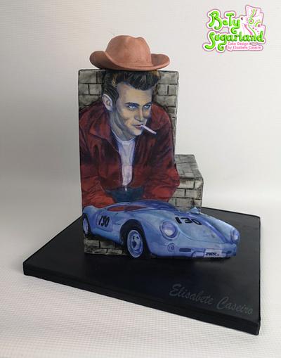 James Dean - Gone but not forgotten - Cake by Bety'Sugarland by Elisabete Caseiro 
