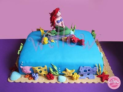 Ariel little mermaid cake - Cake by Willow cake decorations