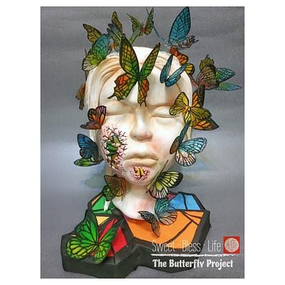 The Butterfly Project Collaboration  - Cake by Maggie Chan