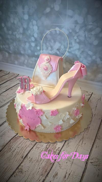 pink shoe - Cake by trbuch