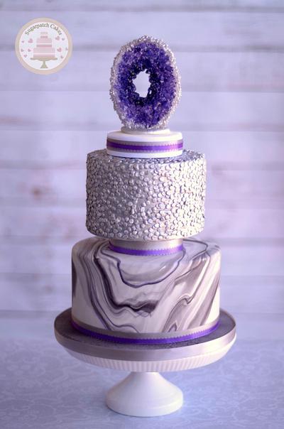 Amethyst Geode - Cake by Sugarpatch Cakes