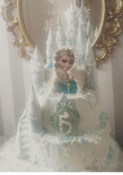 Frozen birthdaycake - Cake by Taarart