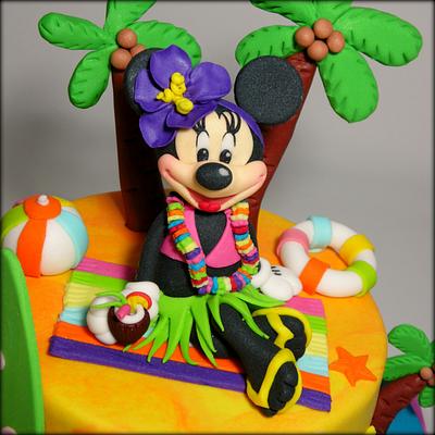 Minnie Mouse on the Beach - Cake by Balerina Torte