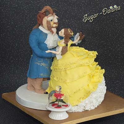Beauty and the Beast - Cake by Sugar-daisies