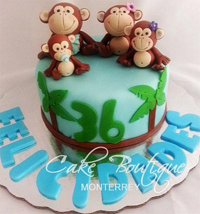 Monkeys Cake - Cake by Cake Boutique Monterrey