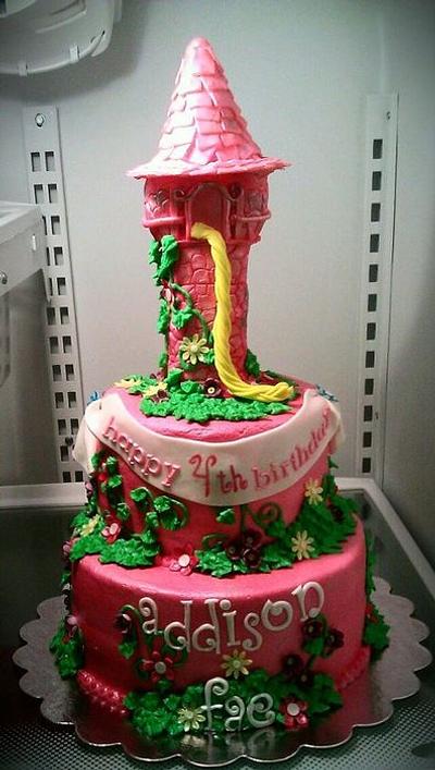 Rapunzel Tower  - Cake by Simply Delicious Cakery