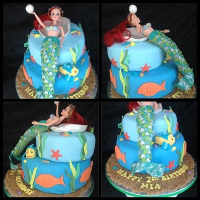 Little mermaid real doll cake - Cake by Kirstie's cakes