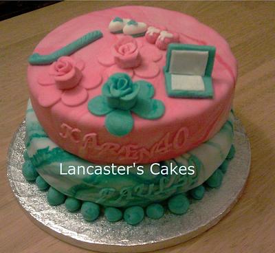 Joint 30th/40th cake - Cake by Lancasterscakes