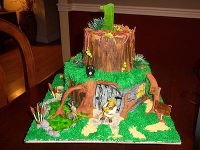 Shrek - Cake by Jackie