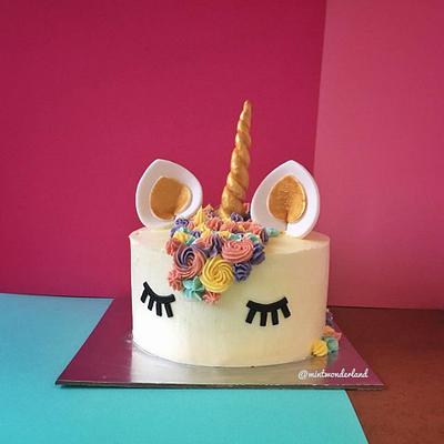 My Version of Unicorn Cake - Cake by Mintwonderland
