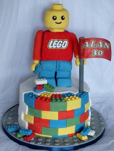 Lego Cake - Cake by Mother and Me Creative Cakes