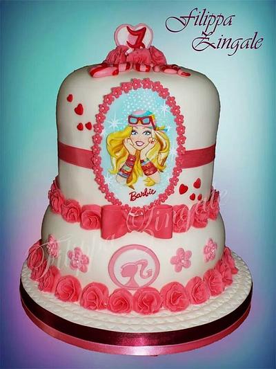barbie in roses - Cake by filippa zingale