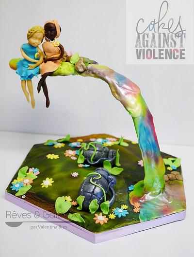 Cakes Against Violence Collaboration  - Cake by Rêves et Gâteaux