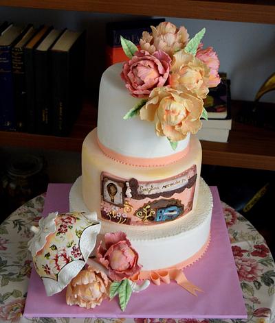 vintage love - Cake by Martina Bikovska 