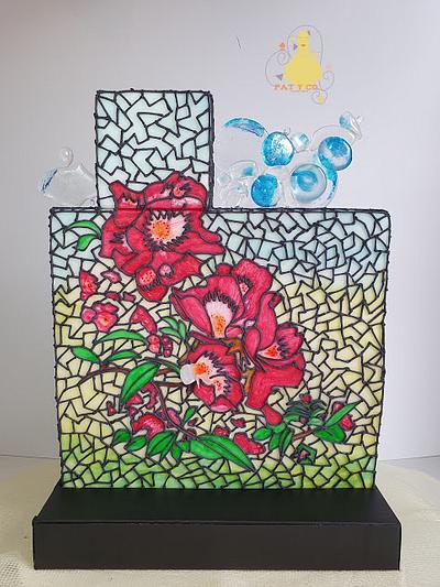 PRIMAVERA EN MADRID  *stained glass challenge 2019* - Cake by Patyco  Candybar