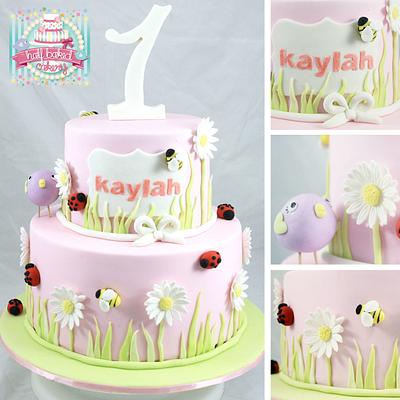 bees, birds and bugs - Cake by Sheridan @HalfBakedCakery