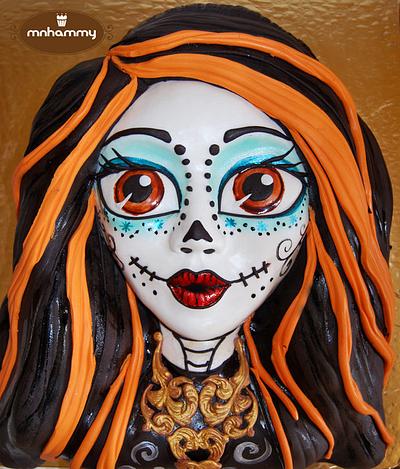 Skelita Cavalera - Monster High - Cake by Mnhammy by Sofia Salvador