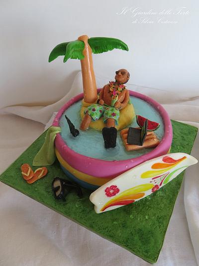 Holidays in....Hawaii! - Cake by Silvia Costanzo