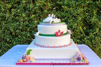 Wedding and christening cake - Cake by Esperimenti di Zucchero