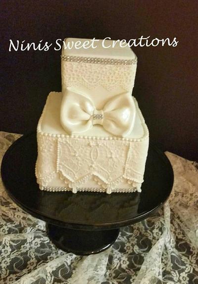 Wedding Lace Cake - Cake by Maria
