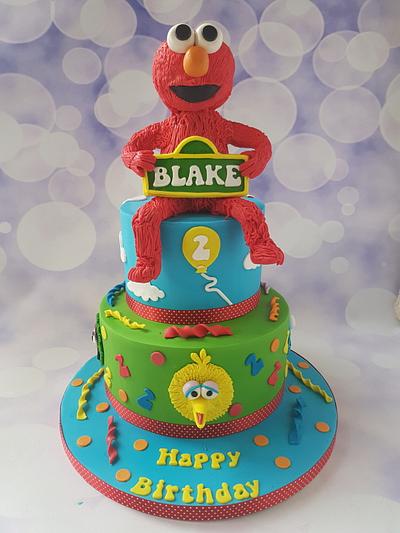 Elmo and friends  - Cake by Jenny Dowd